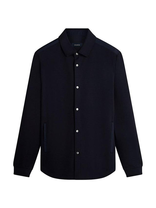 Mens Knit Shirt Jacket Product Image