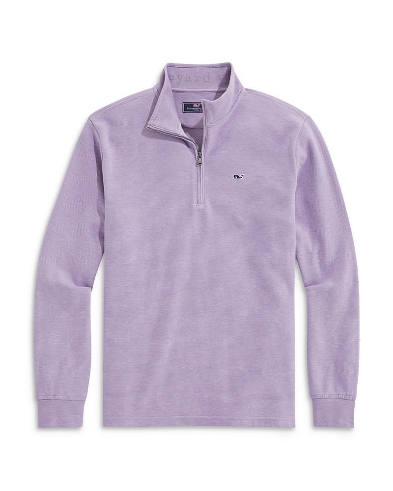 Vineyard Vines Saltwater 1/4 Zip (Granite) Men's Clothing Product Image