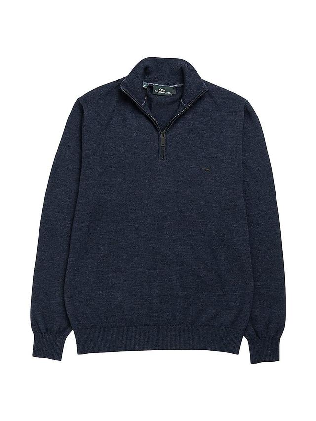 Mens Calderwell Wool Quarter-Zip Sweater Product Image