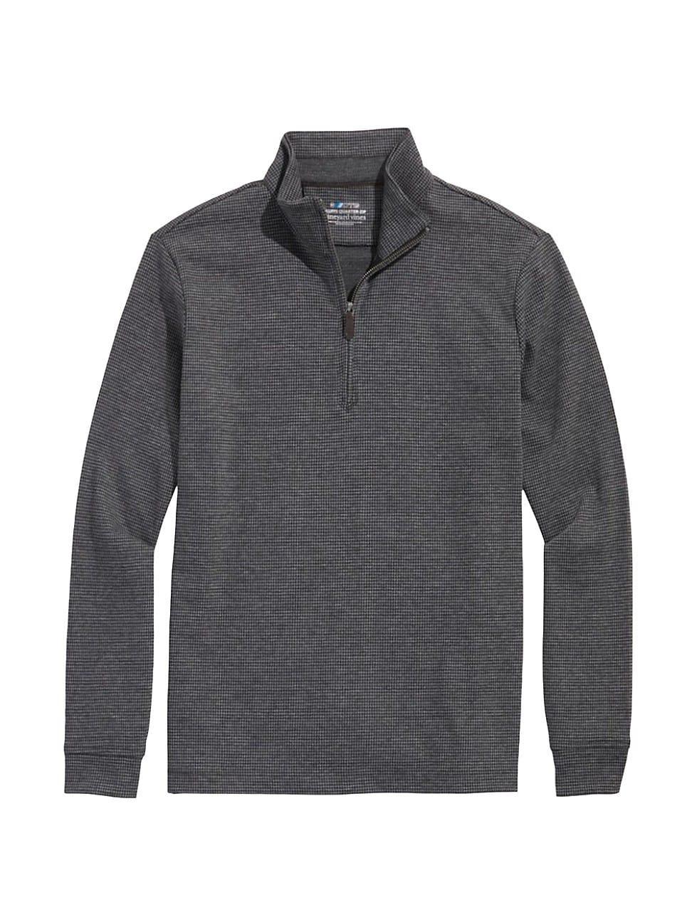 Mens Elevated Quarter-Zip Sweater Product Image