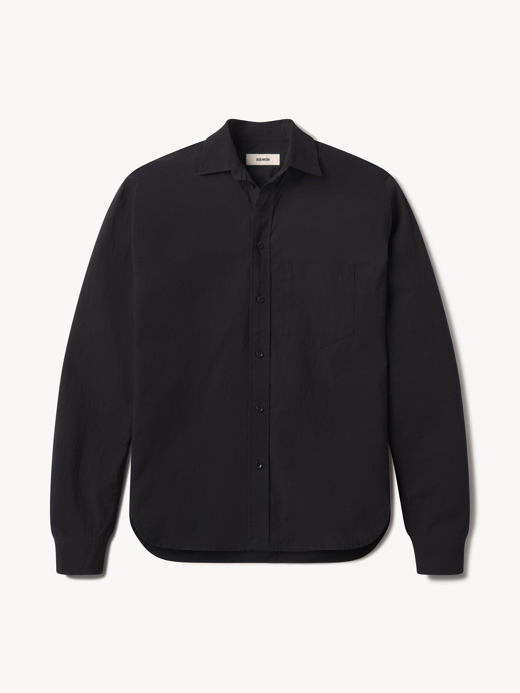 Black Mainstay Cotton Shirt Product Image