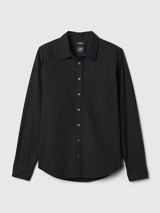 Sheer Lace Classic Shirt Product Image