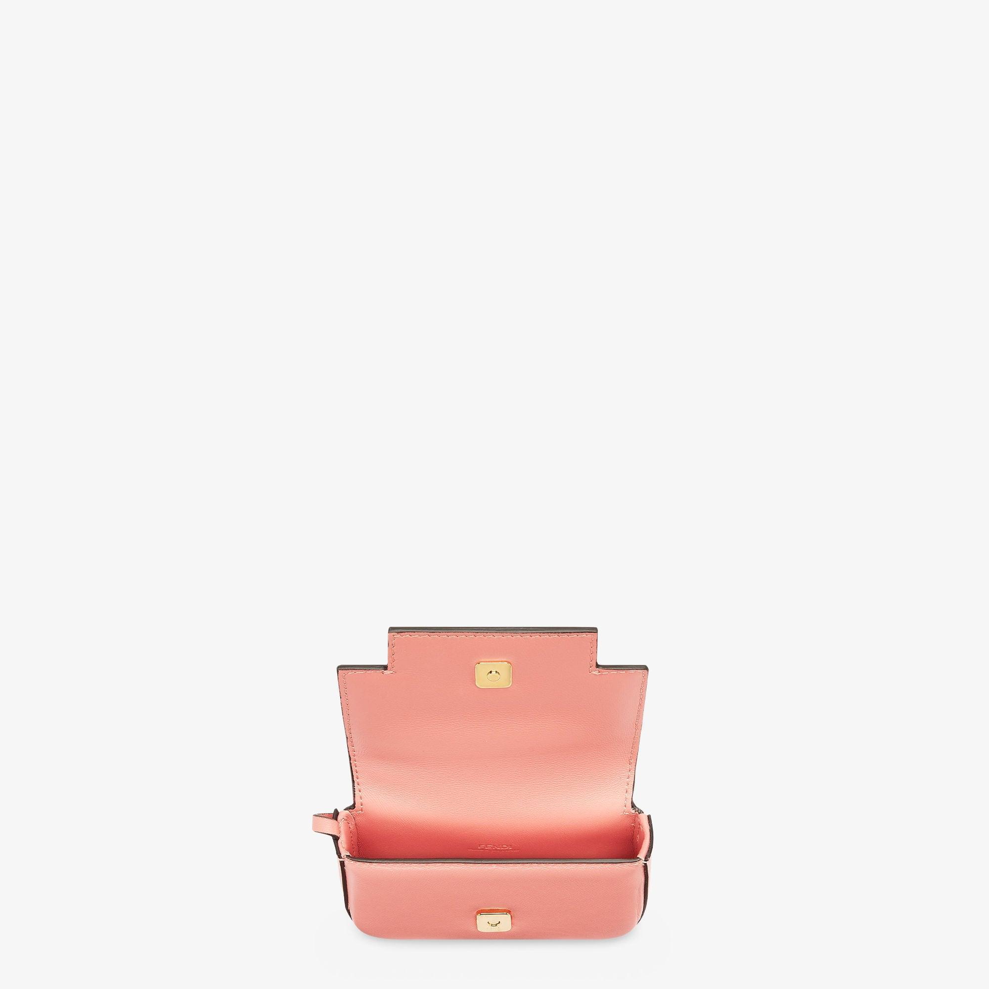 Nano Baguette CharmCharm in pink nappa leather Product Image