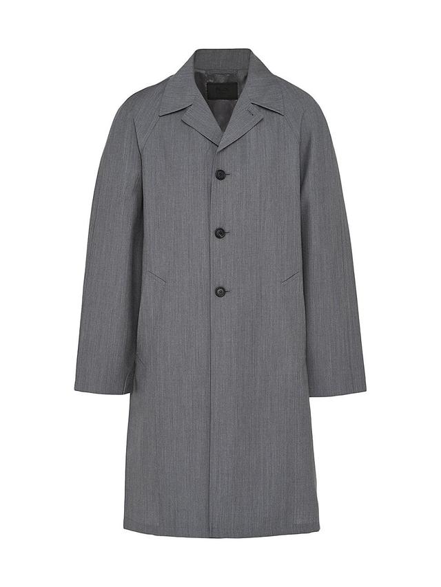 Mens Wool and Mohair Coat Product Image