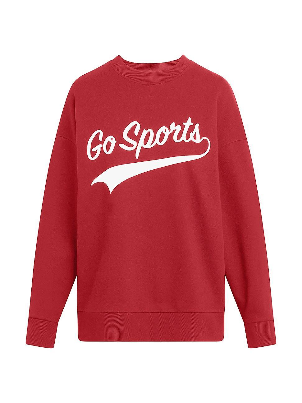 Womens Go Sports Crewneck Sweatshirt Product Image