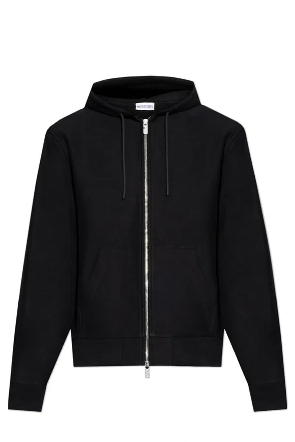 Logo Printed Zip In Black Product Image