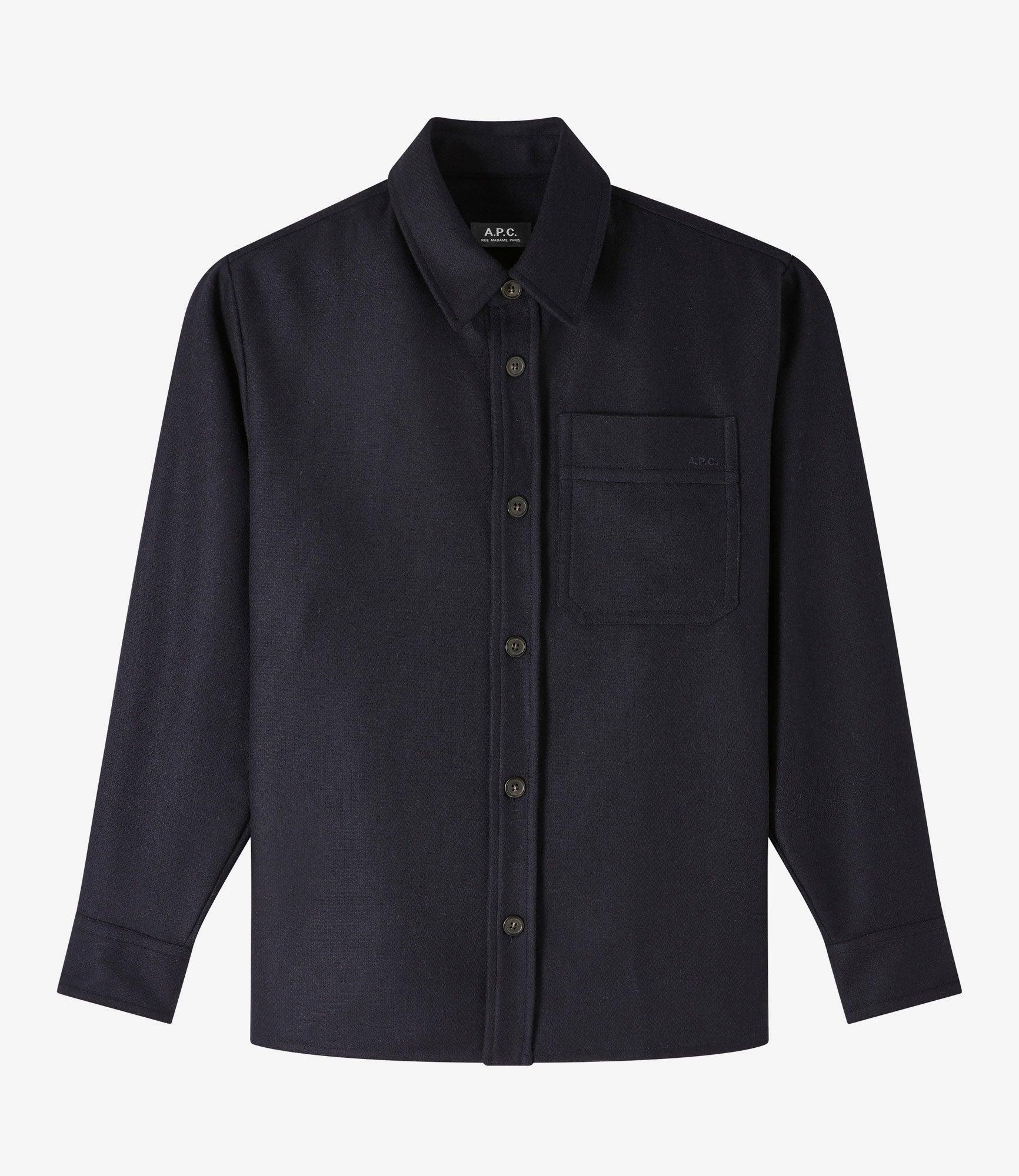 Basile Brodée Poitrine overshirt Male Product Image