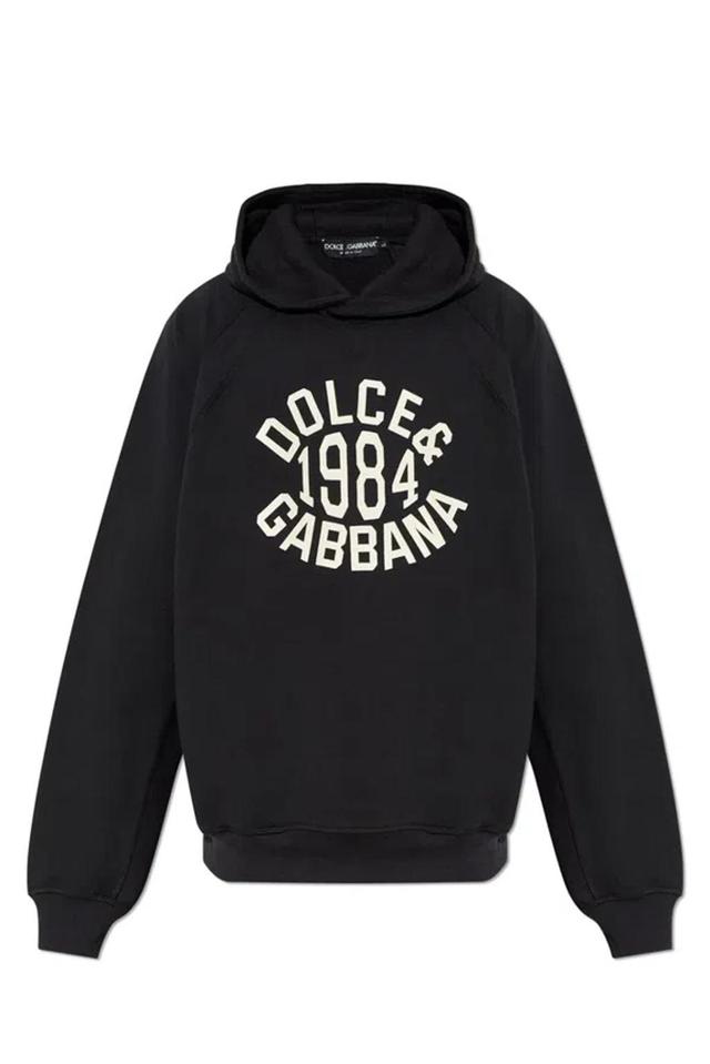 Logo Print Hoodie In Black Product Image