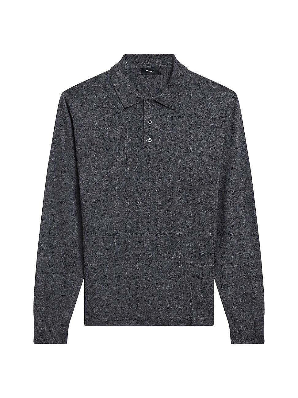 Mens Hilles Cashmere Polo Sweater Product Image