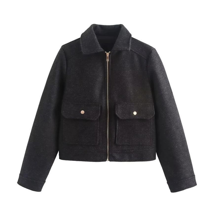 Plain Zip Jacket product image