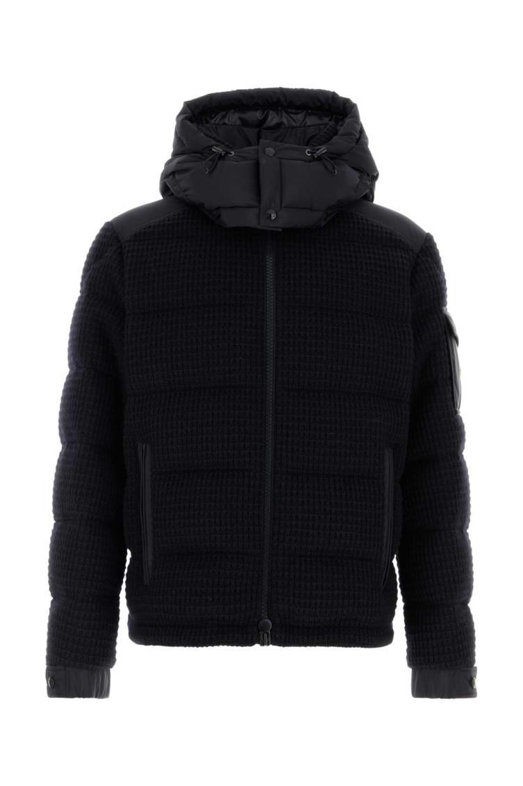 MONCLER Navy Blue Regular Fit Jacket Product Image