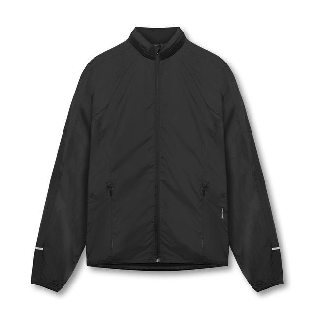 0593. Weather-Ready Lightweight Windbreaker - Black Product Image