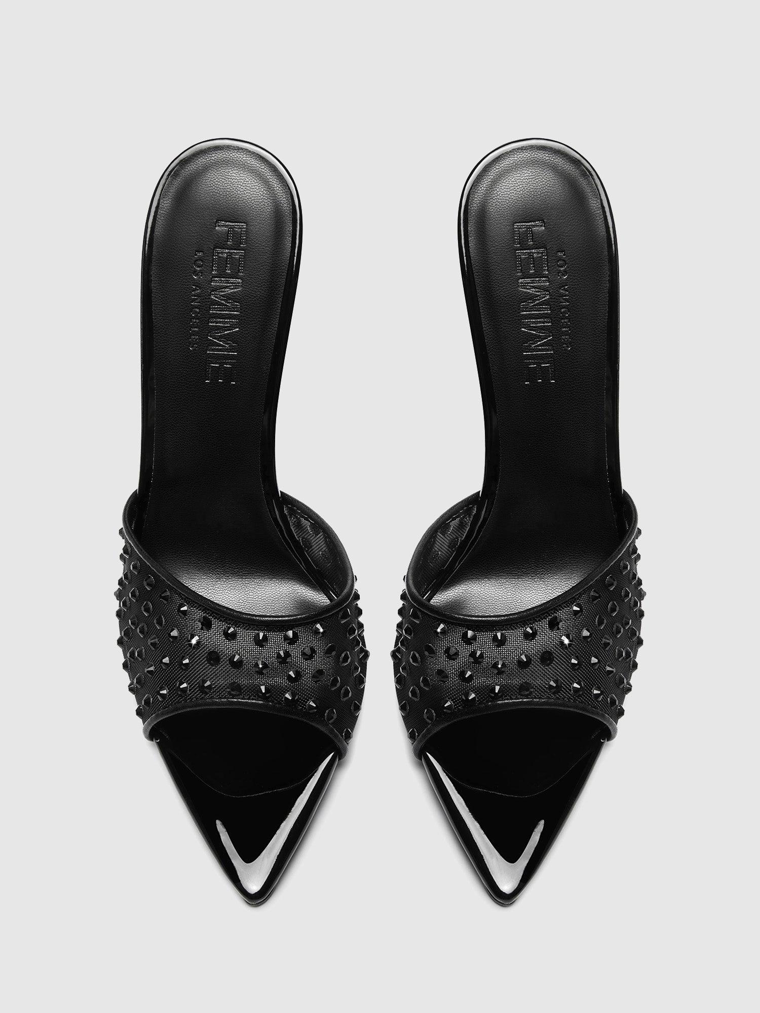 Gianni - Mesh Diamonds - Black Product Image