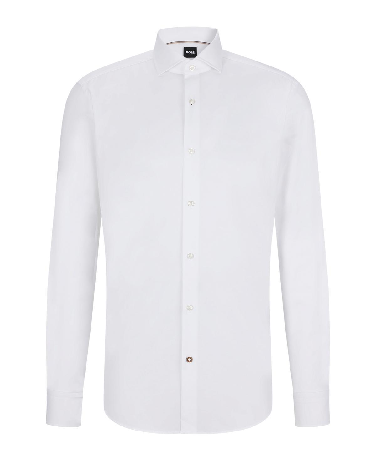 HUGO BOSS Hank Kent Slim Fit Dress Shirt In White Product Image