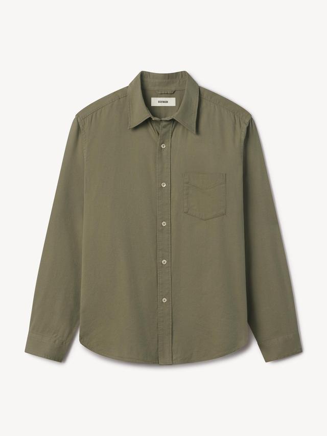 Mesquite Green Draped Twill One Pocket Shirt Product Image