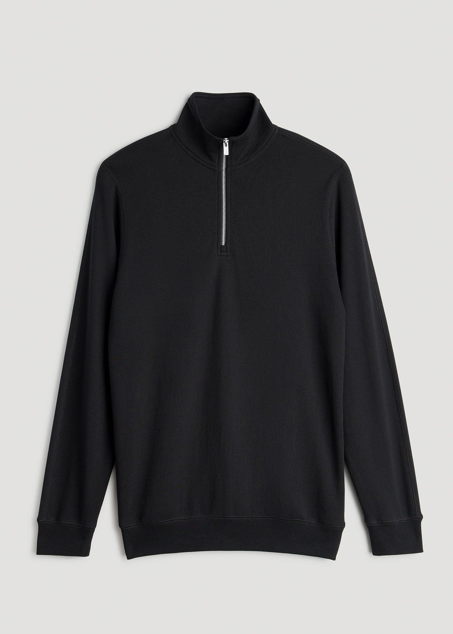 Wearever 2.0 French Terry Quarter-Zip Tall Men's Sweatshirt in Black Male Product Image