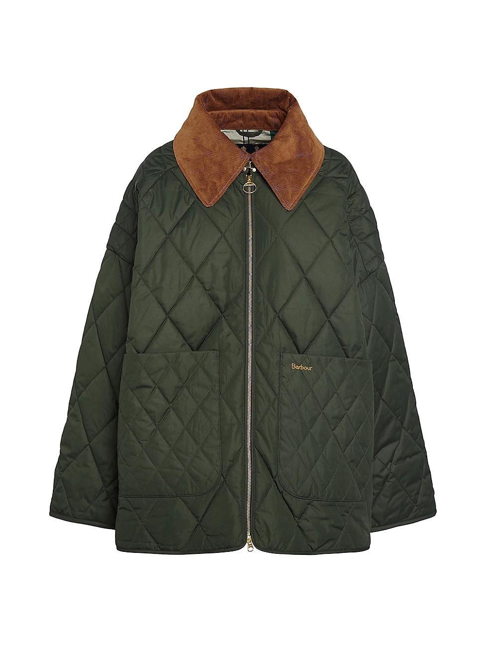 Womens Woodhall Quilted Zip-Front Jacket Product Image