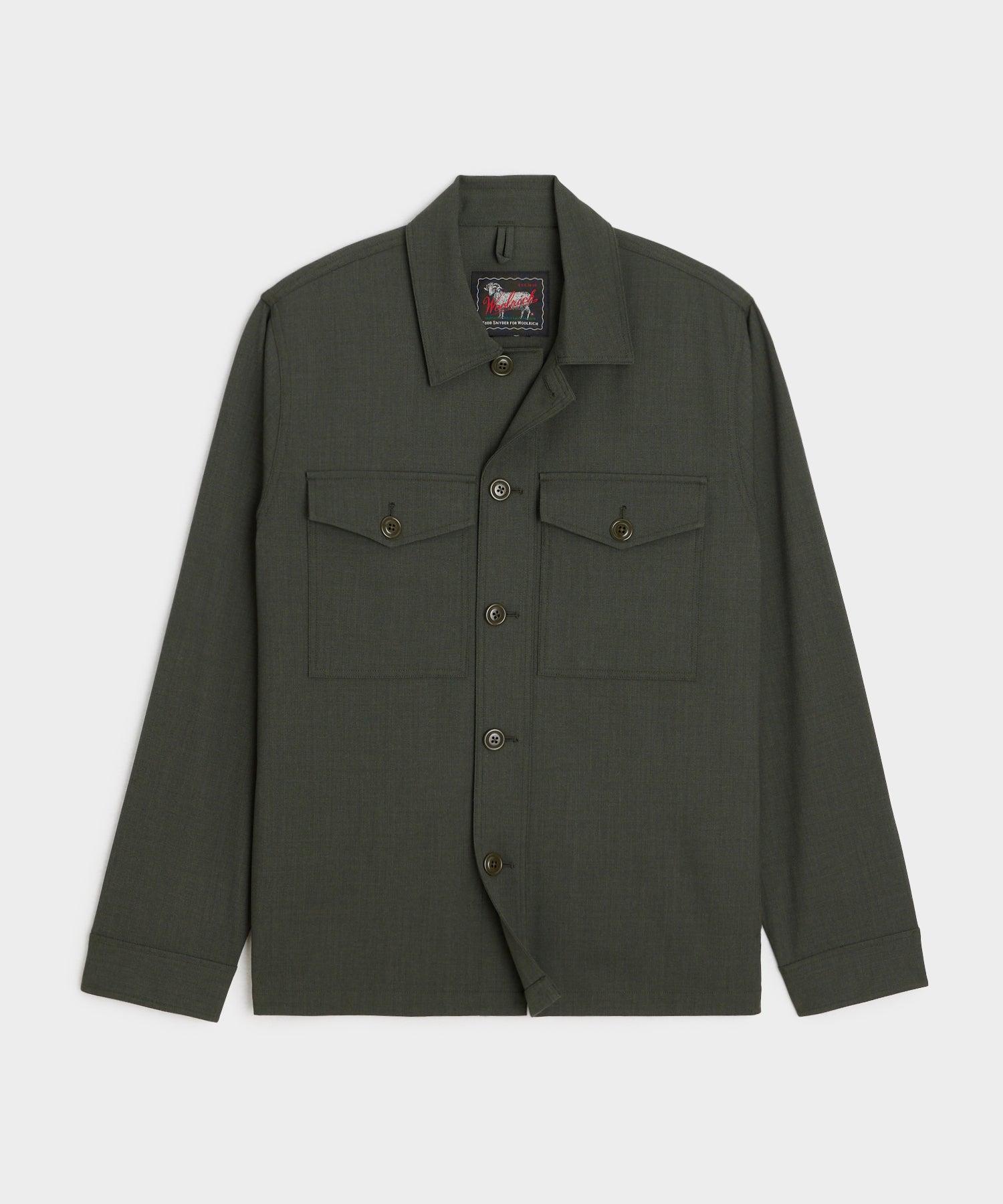 Todd Snyder X Woolrich Twill Camp Shirt Product Image