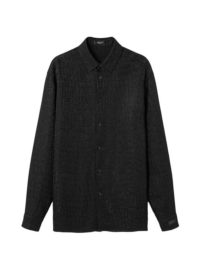 Mens Jacquard Printed Shirt Product Image