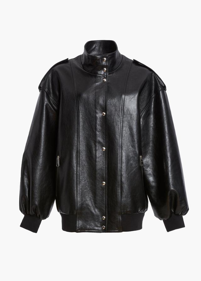 Farris Jacket in Black Leather Product Image