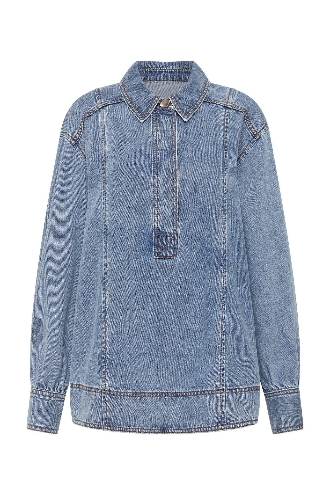 Outline Denim Shirt Product Image