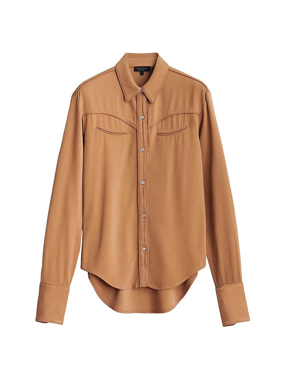 Womens Cleo Piped-Trim Workshirt product image