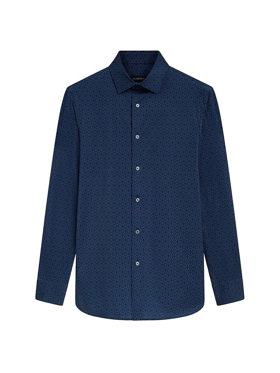 Bugatchi OoohCotton James Mandala Print Button-Up Shirt Product Image