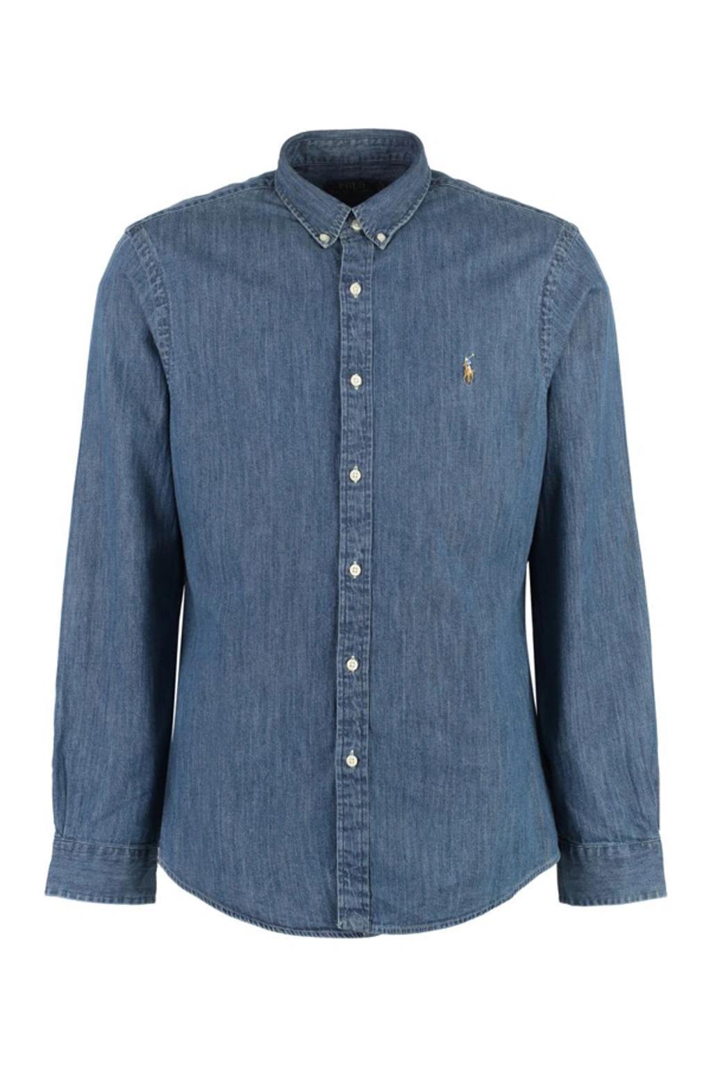 Shirt  Men Color Denim Product Image