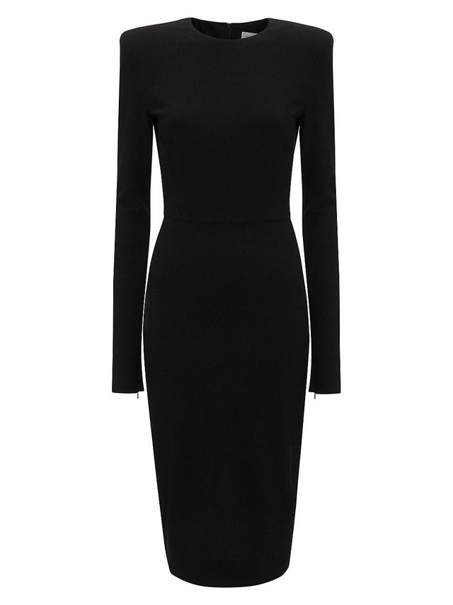 Womens Wool-Blend Body-Con Dress Product Image