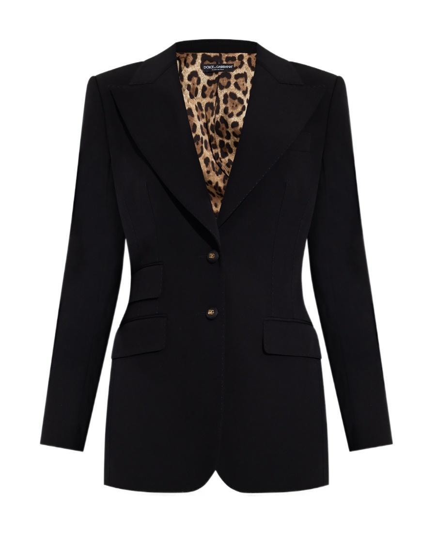 DOLCE & GABBANA Single-breasted Blazer In Black Product Image