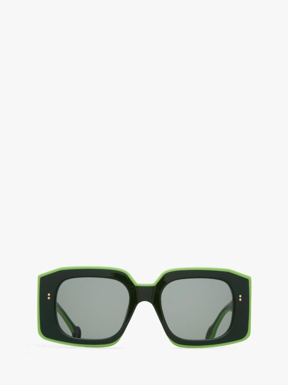 JWA01-BUMPER SUNGLASSES in green | JW Anderson US  Product Image