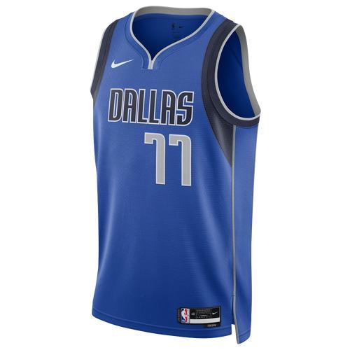 Mens and Womens Nike Luka Doncic Dallas Mavericks Swingman Jersey - Blue Product Image