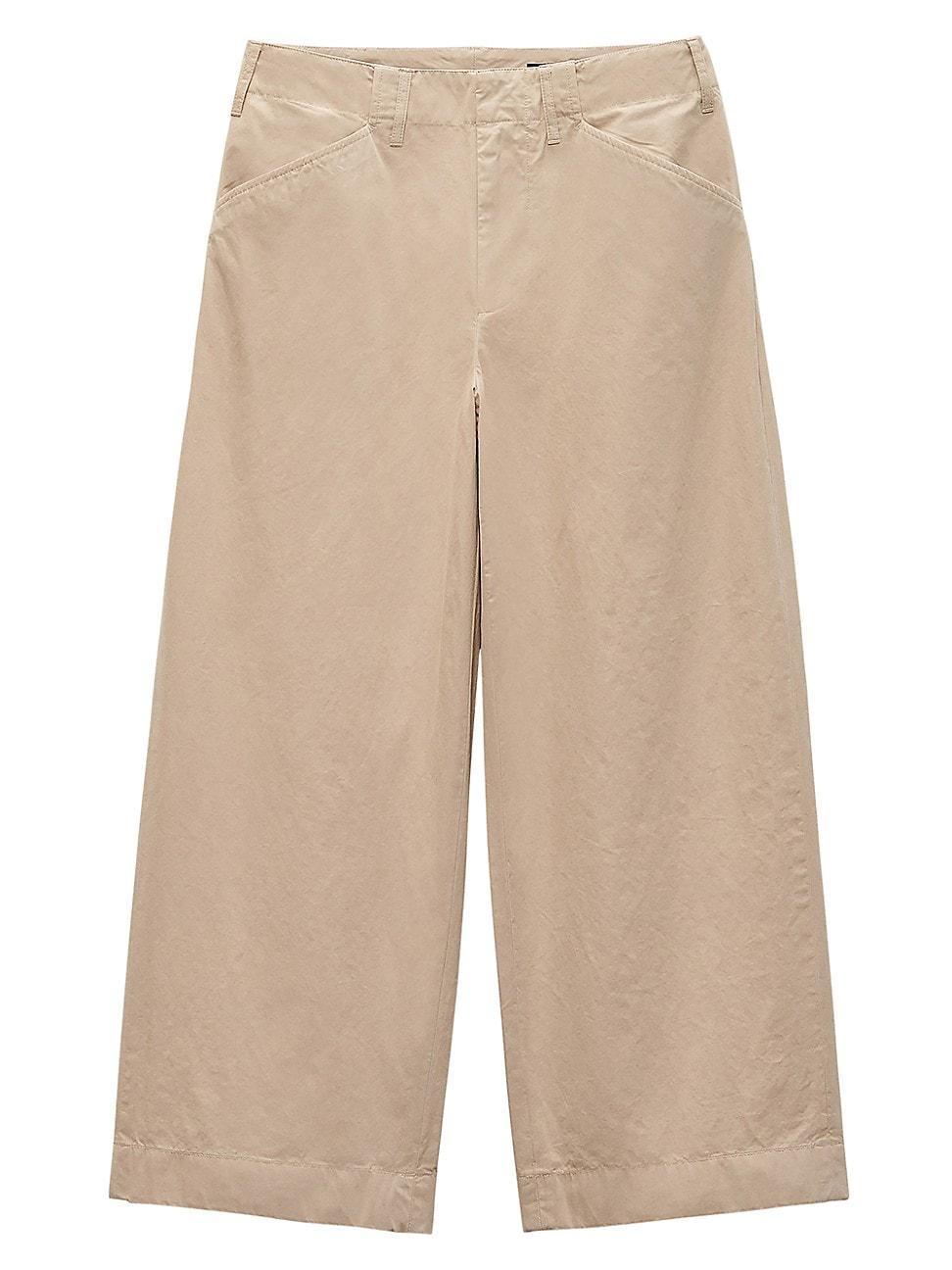 Womens Banks Cotton Wide-Leg Pants Product Image