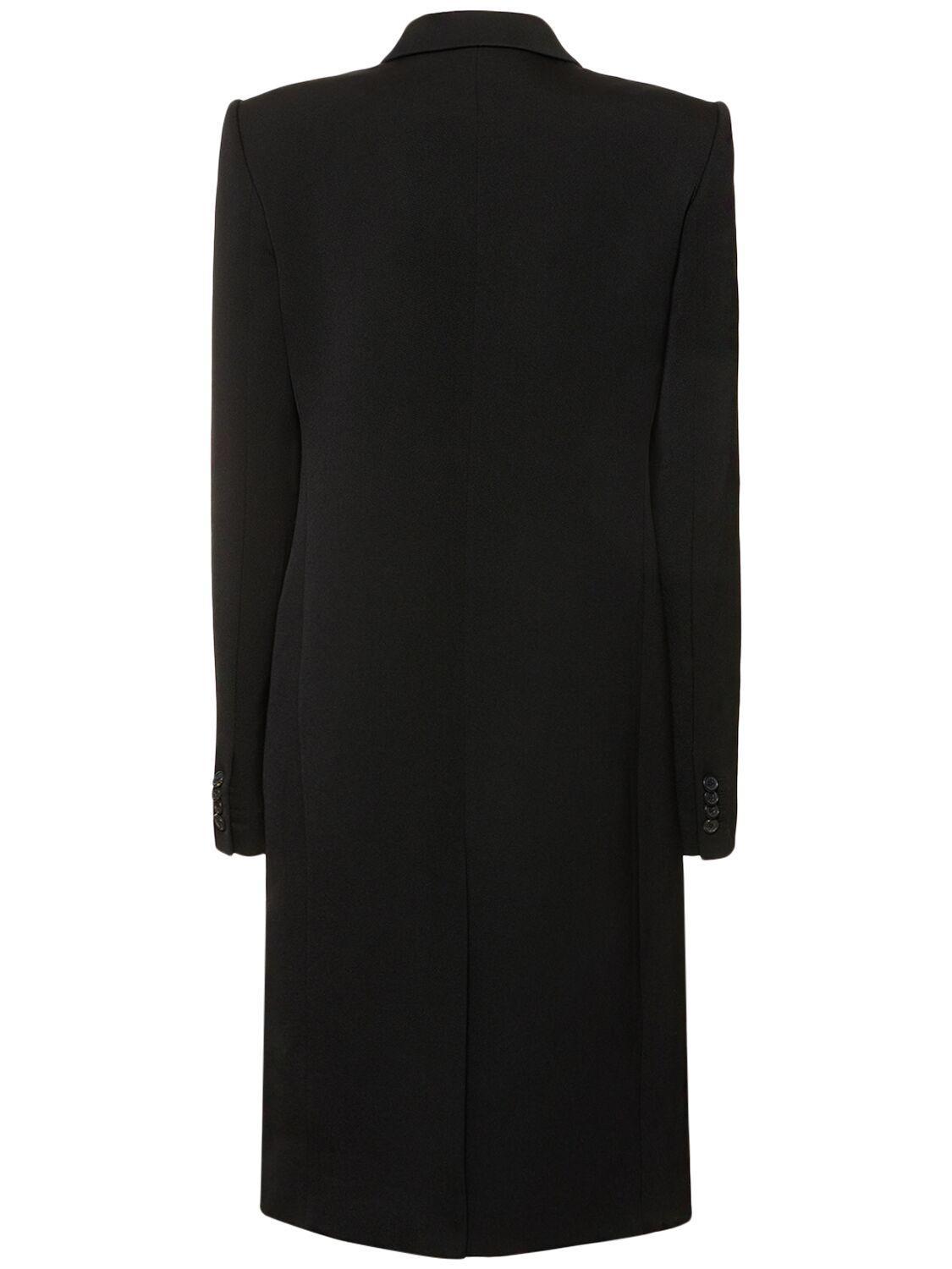 Kento Wool Blend Long Coat In Black Product Image