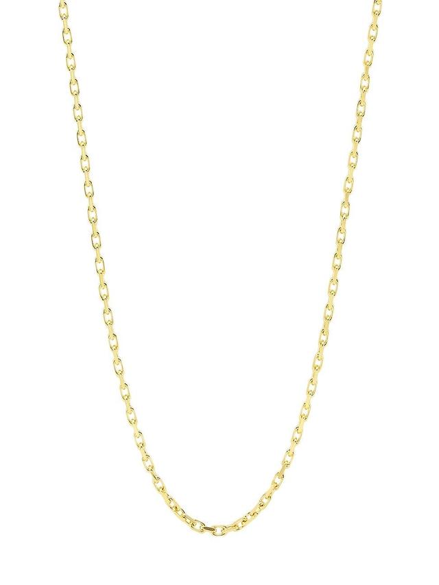 Womens 14K Yellow Gold French Cable-Chain Necklace Product Image