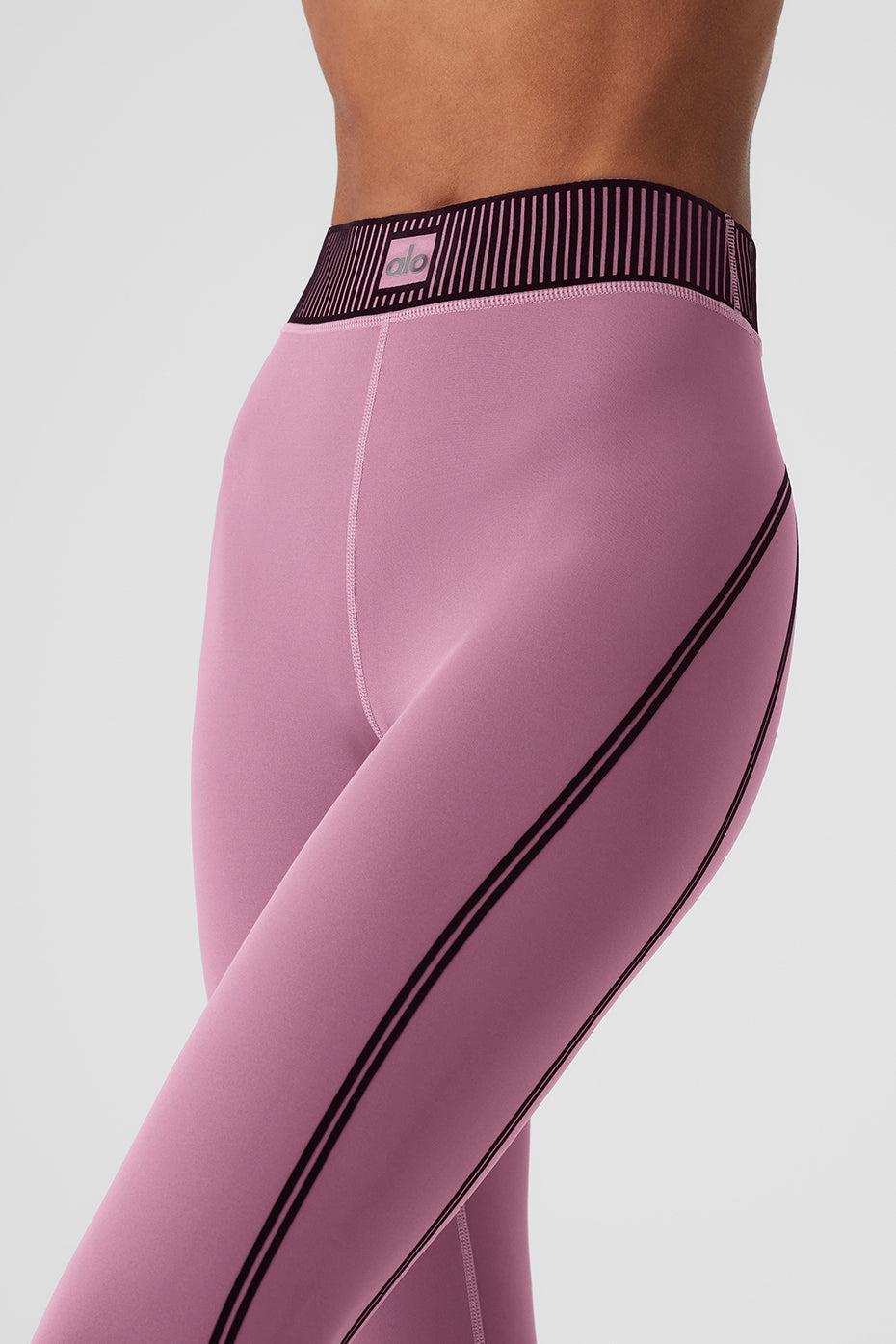 Airlift High-Waist 7/8 Line Up Legging - Soft Mulberry Female Product Image