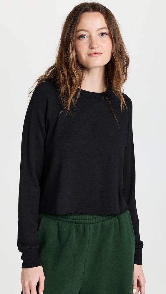 Splits59 Warm Up Crop Fleece Sweatshirt | Shopbop Product Image