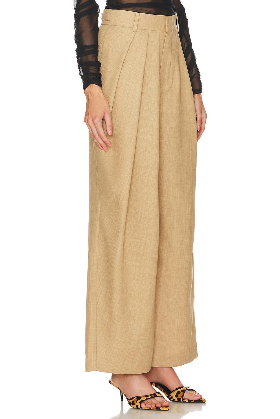 Asymmetric Pleated Pants LEJE Product Image