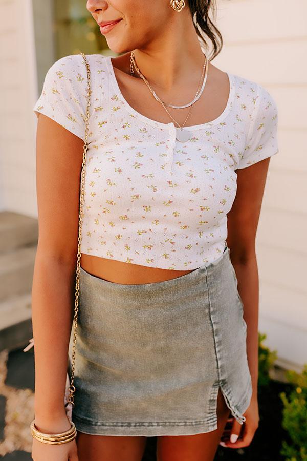 Firefly Evening Floral Crop Top Product Image