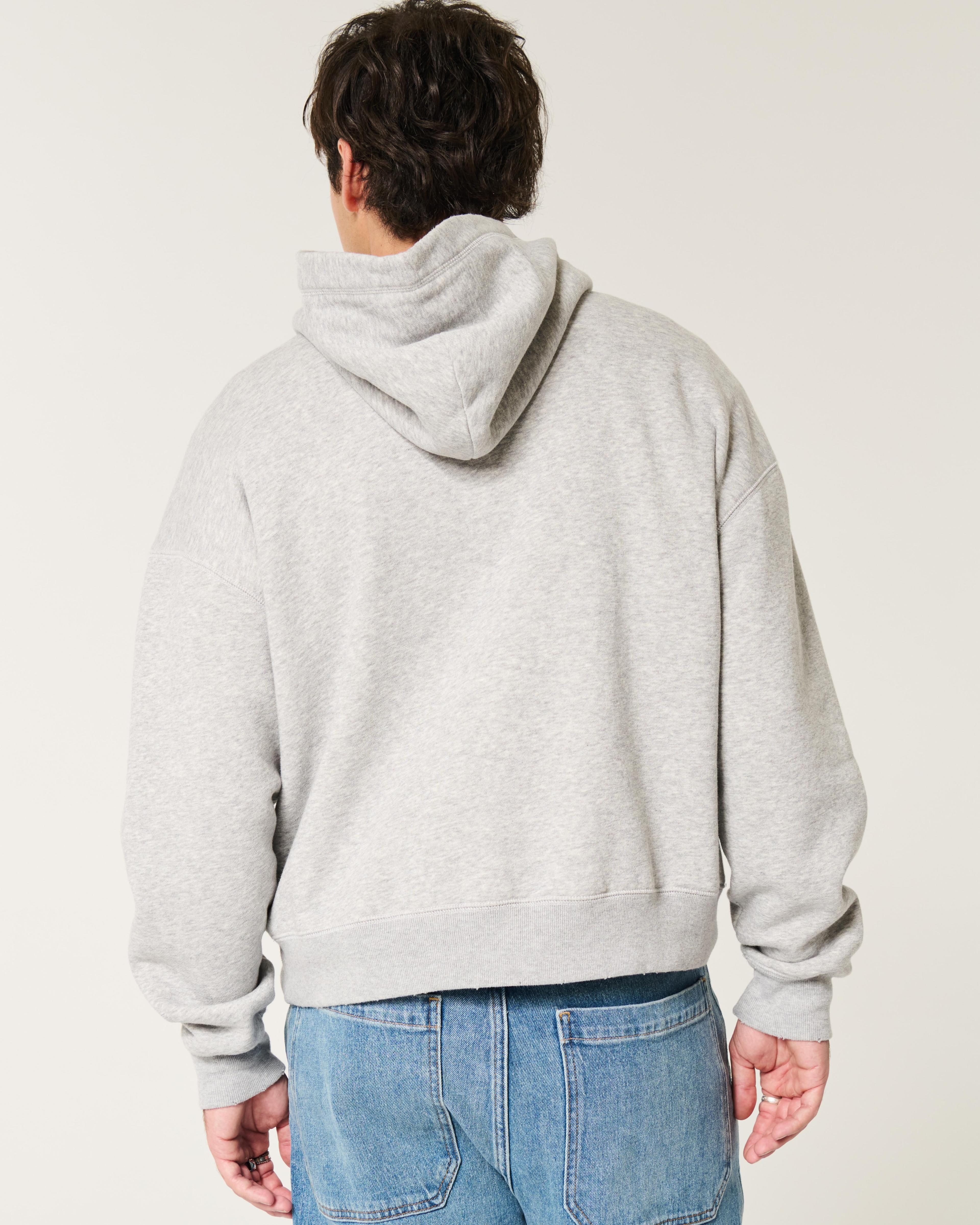 Boxy Crop Hoodie Product Image