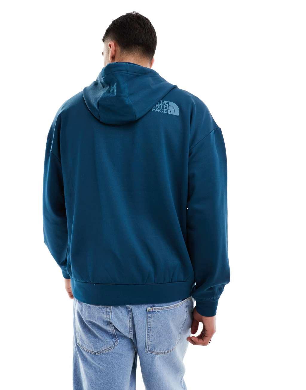 The North Face Horizon fleece pullover hoodie in petrol blue Product Image