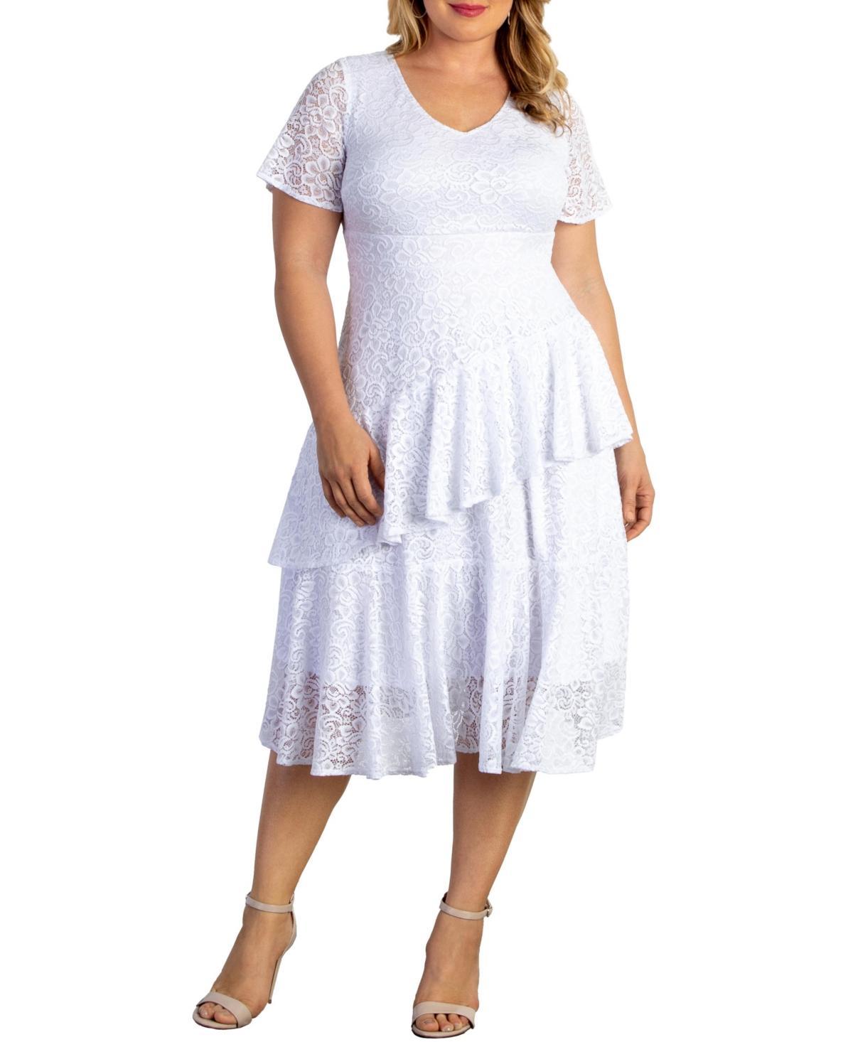 Womens Plus Size Harmony Lace Dress Product Image