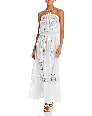 Womens Elyse Cotton Halter Maxi Dress Product Image