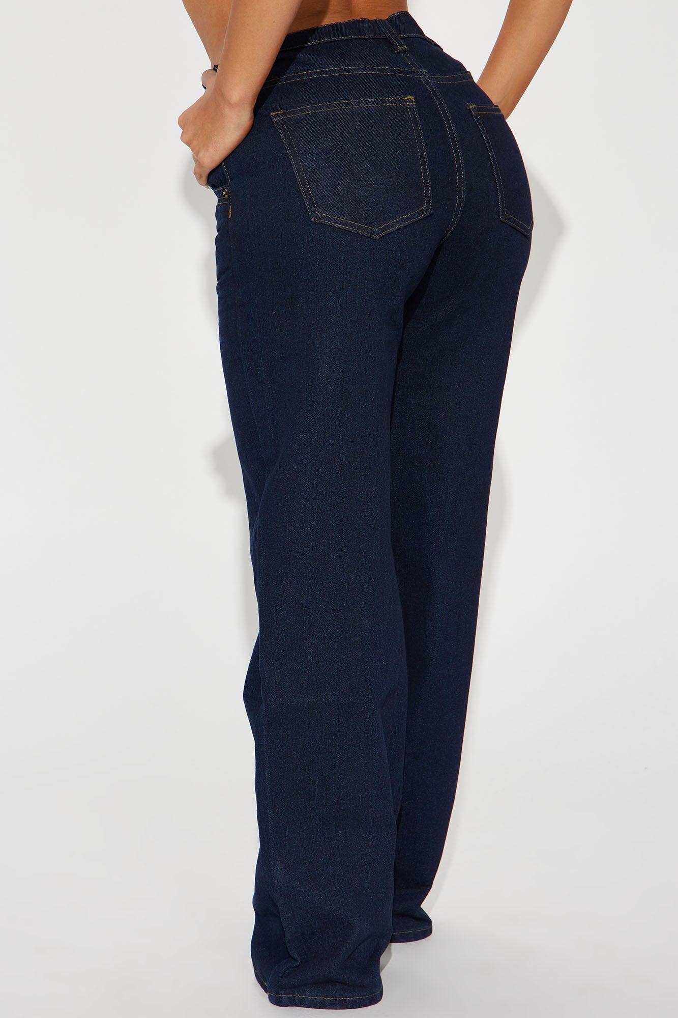 Calling It Off Baggy Jeans - Dark Wash Product Image