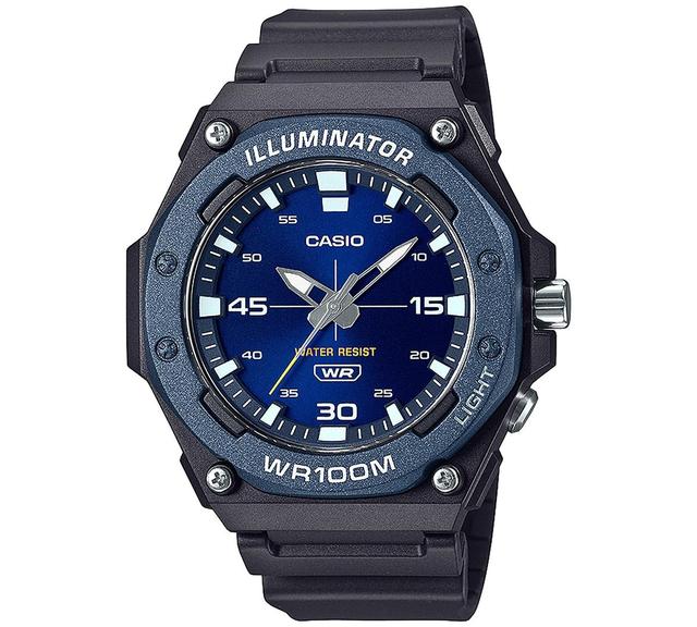 Casio Mens Blue Resin Strap Watch 48mm - Black Product Image