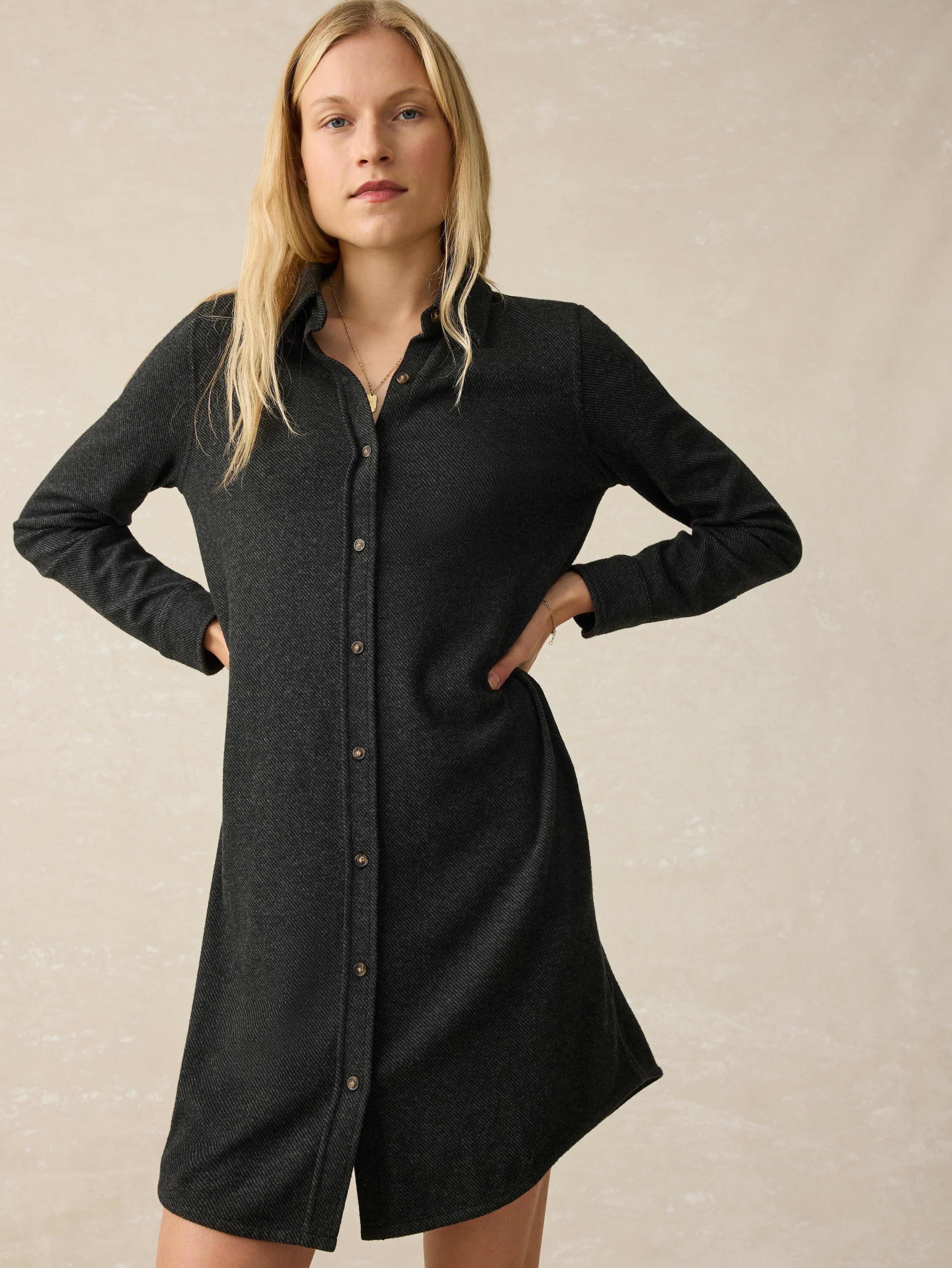 Legend™ Sweater Dress - Heathered Black Twill Female Product Image