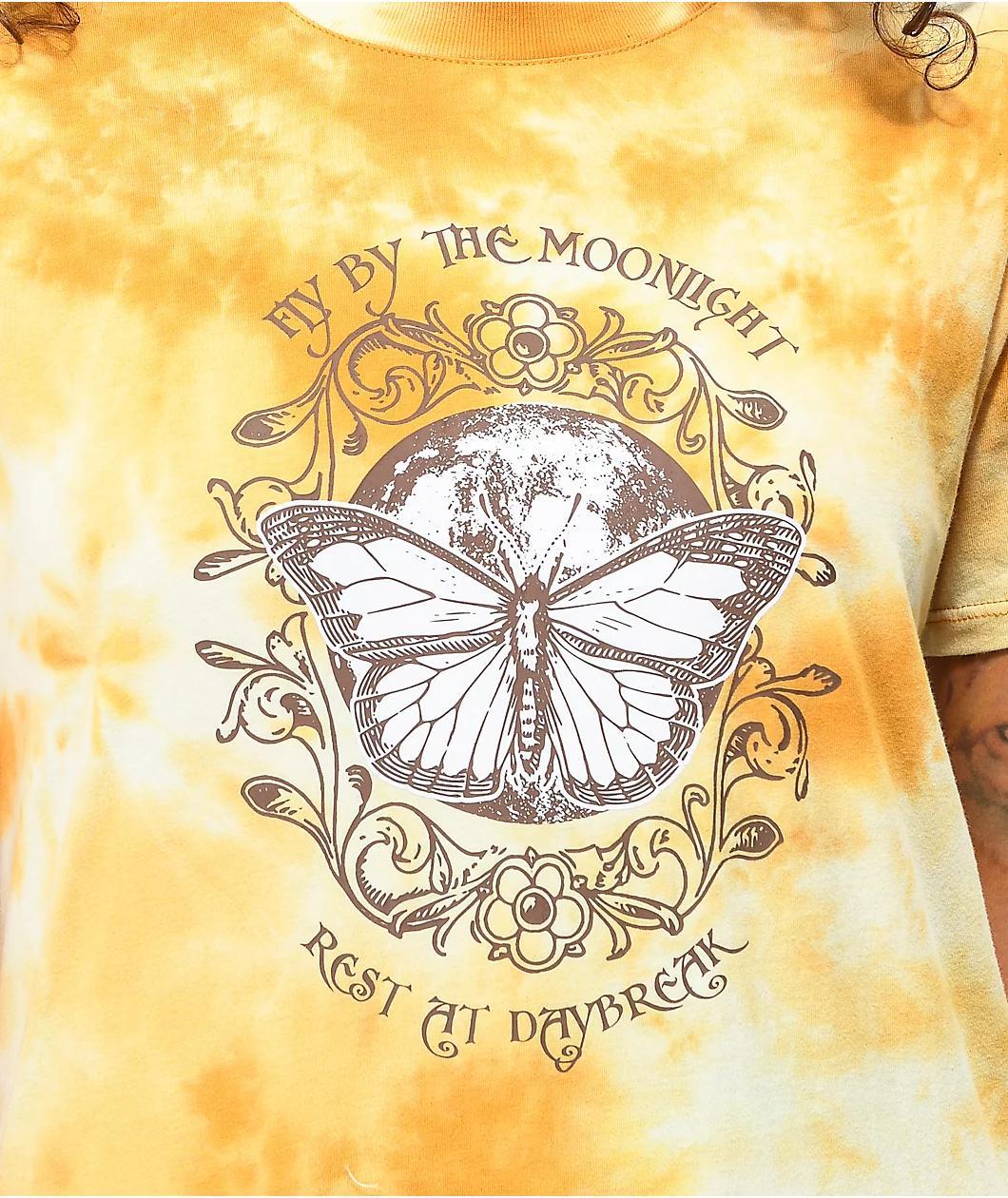 Empyre Laynie Moonlight Yellow Tie Dye T-Shirt Product Image