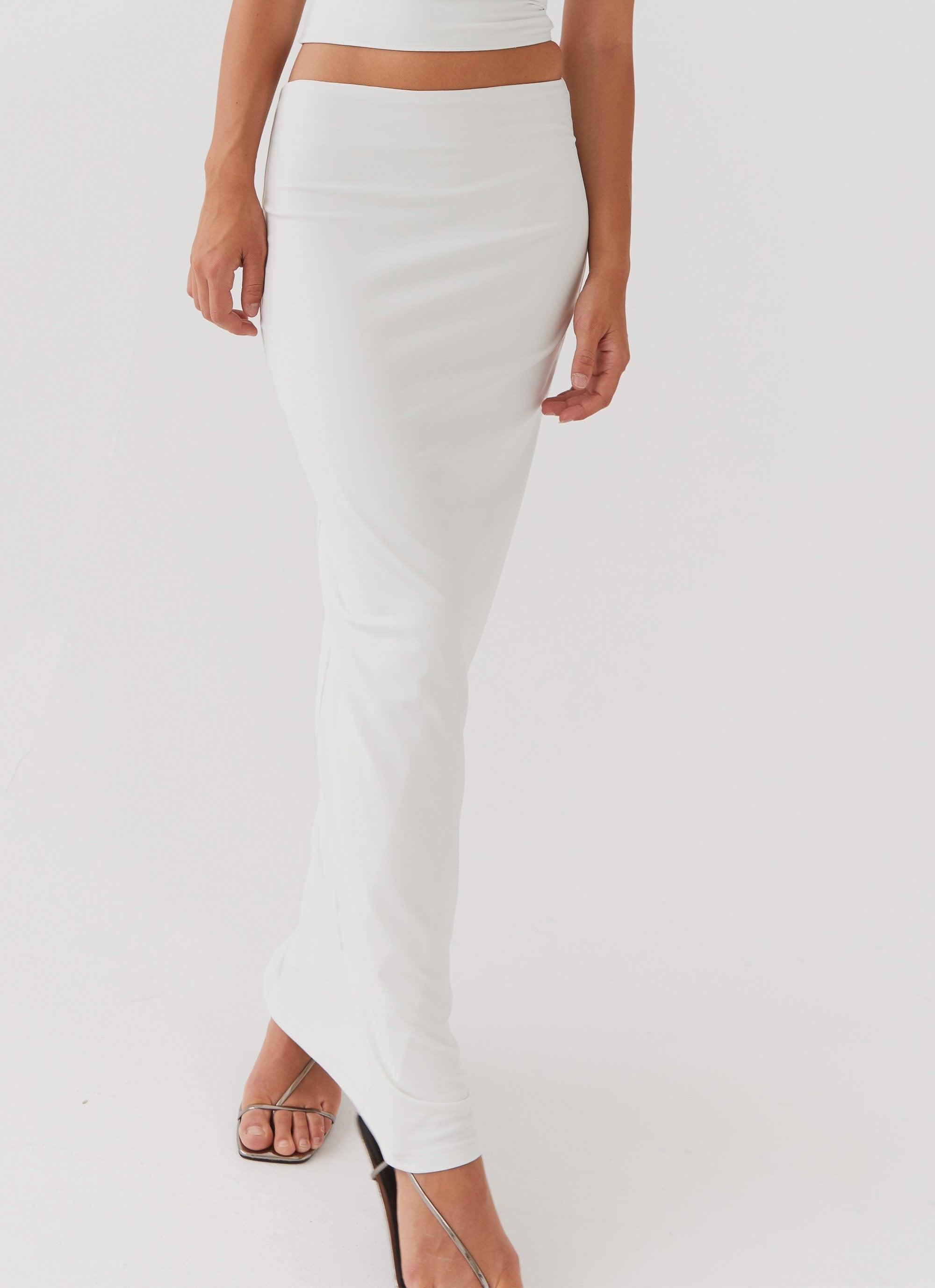 Solace Soul Maxi Skirt - Ivory Product Image