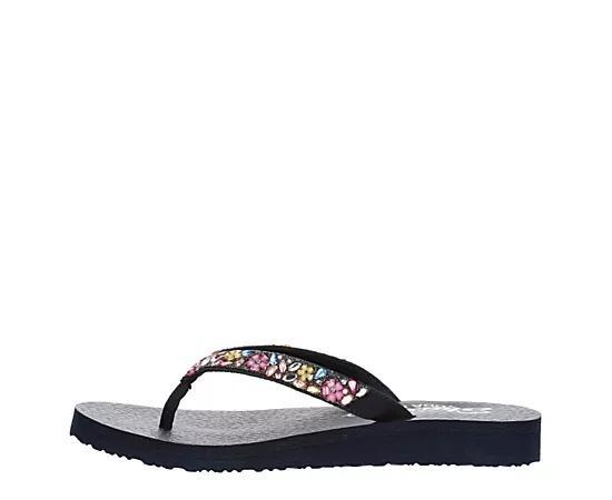 Skechers Womens Meditation Daisy Garden Flip Flop Sandal Product Image