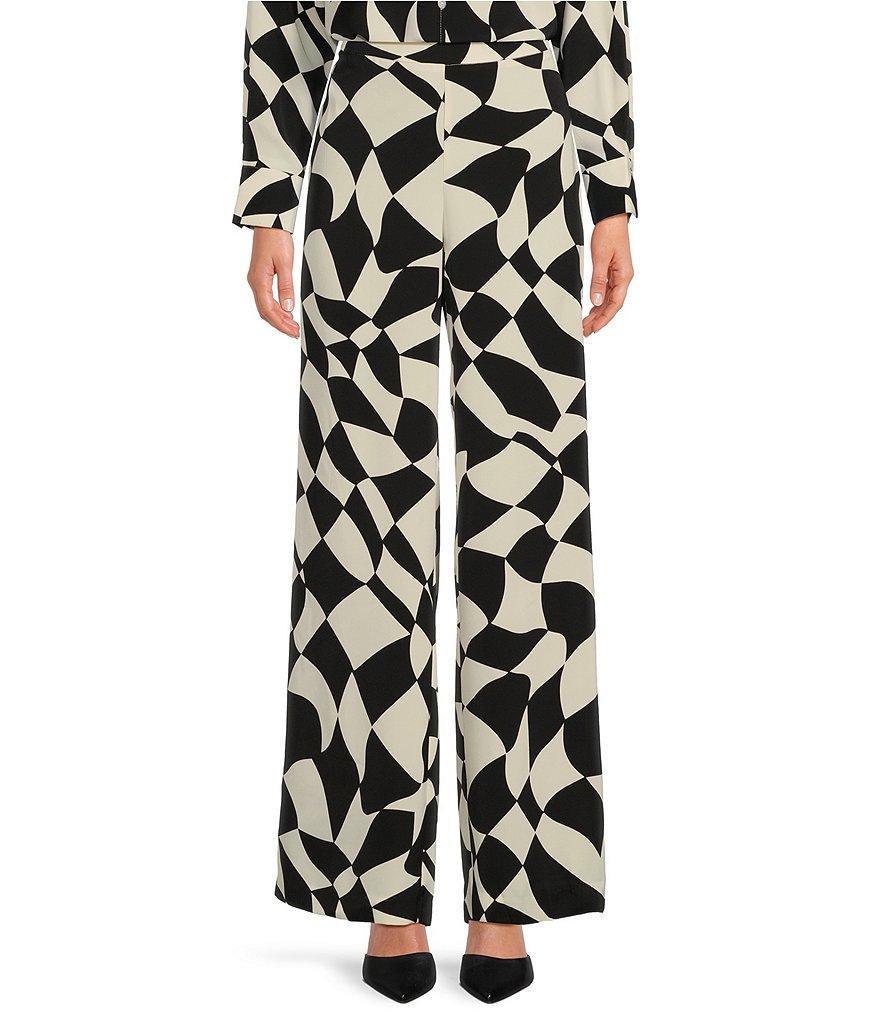 Lucy Paris Geometric Print Coordinating Wide Leg Pants Product Image